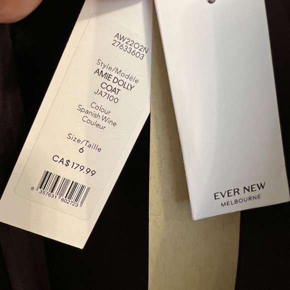 Ever New - Amie Dolly Coat (Size 6) BNWT - Picture 6 of 9
